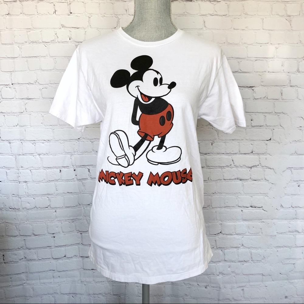 DISNEY Vintage Mickey Mouse Graphic Cotton Tee
